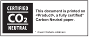 Carbon Neutral Paper logo