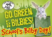 Go Green for Bilbies Window and Door Posters Here